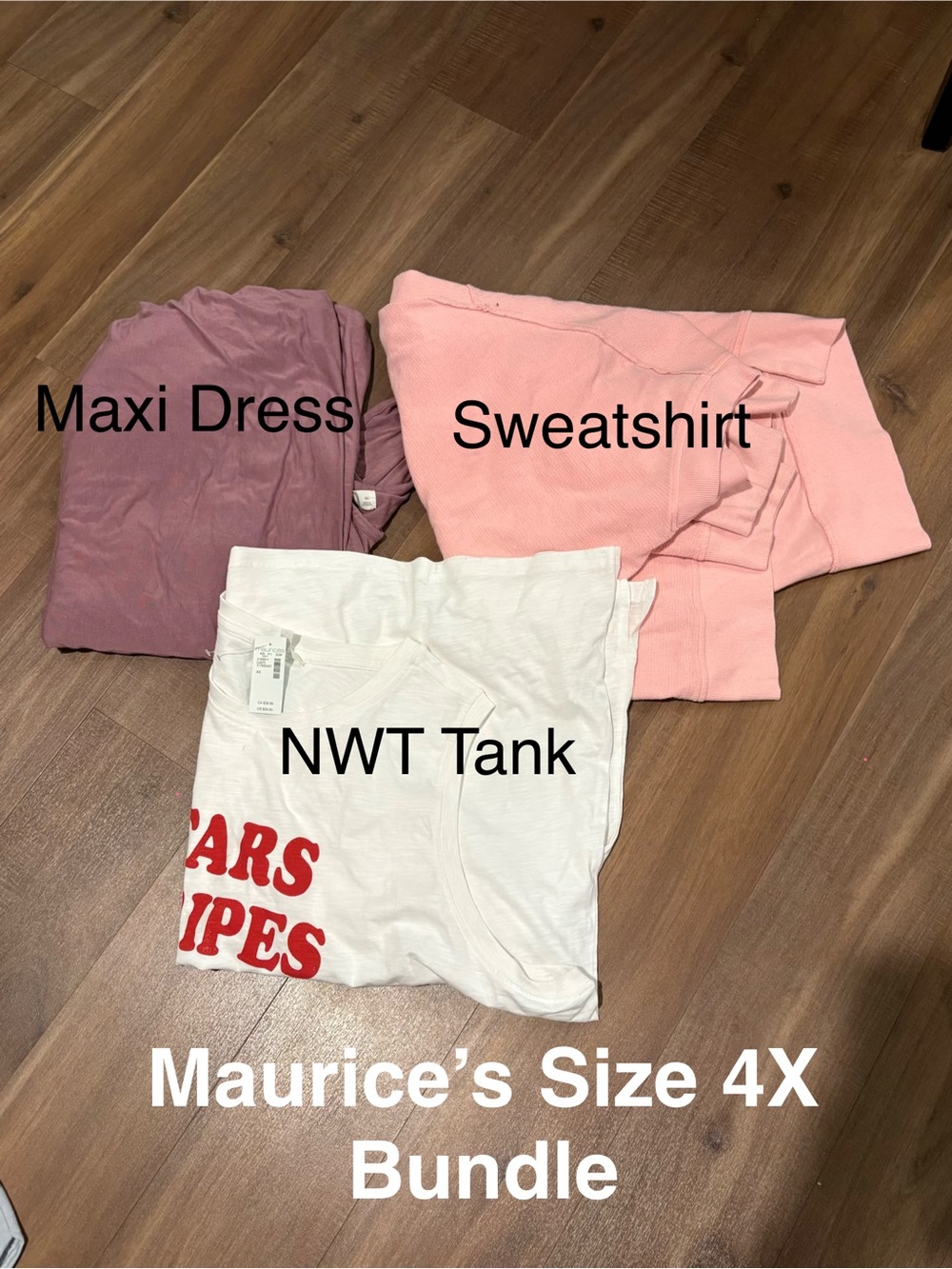 BUNDLE OF 3! Maurice’s Size 4X shirts and dress